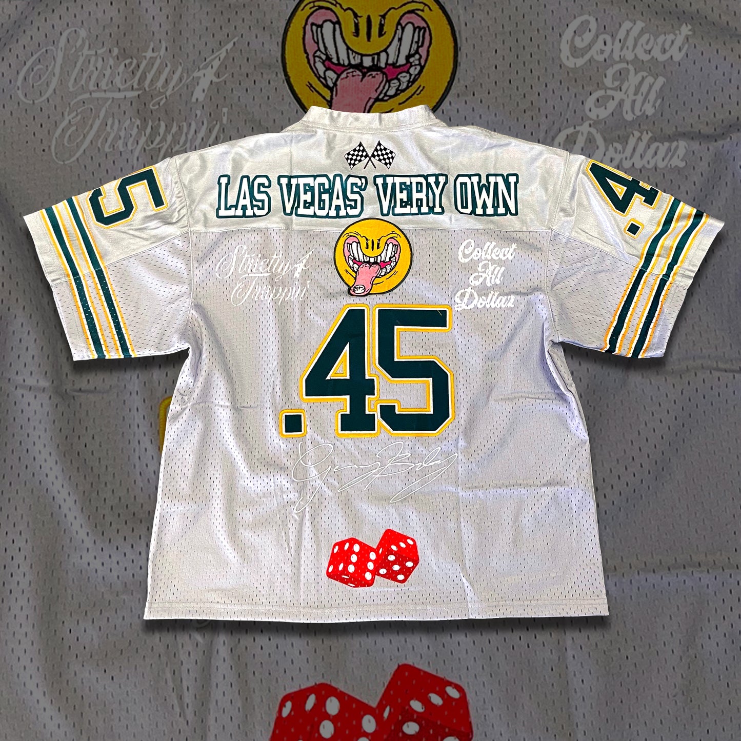 GoonyBaby X Dead On Sight Collaboration Silver Football Jersey